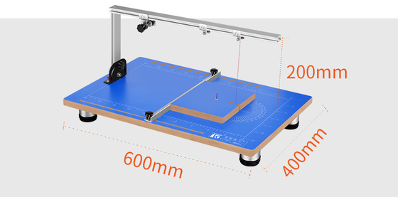 Tischtyp 0,2 mm Heißdraht-Schaumschneider-Maschine zum Schneiden von Schaumschwamm