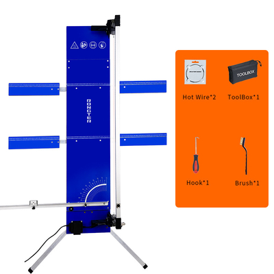blaue heiße Schaum-Schneidemaschine des Draht-200W mit Plastikkasten-Transformator