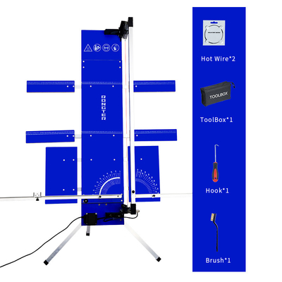 Blaue heiße Schneidemaschine des Draht-110V-240V mit Flügeln