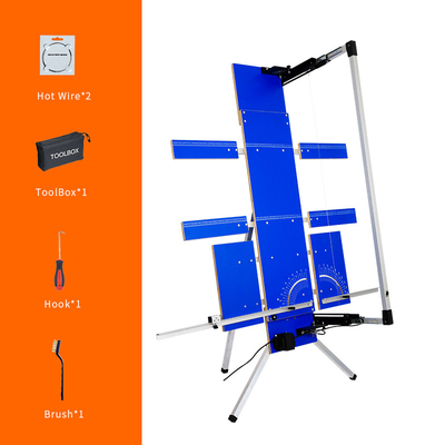 Blaue heiße Schneidemaschine des Draht-110V-240V mit Flügeln