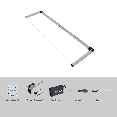 Aluminiumlegierungs-Bogen-Art erhitzte Draht-Schaum-Schneider 200W