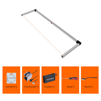 Aluminiumlegierungs-Bogen-Art erhitzte Draht-Schaum-Schneider 200W