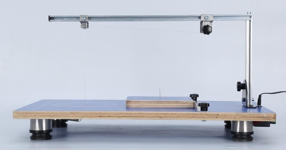 Kleine Tabellen-Art heiße Draht-Schaum-Schneidemaschine für den Schnitt des Schaum-Schwammes