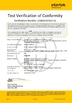 CHINA Rongter Suzhou Mechanical &amp; Electrical Co., Ltd. zertifizierungen